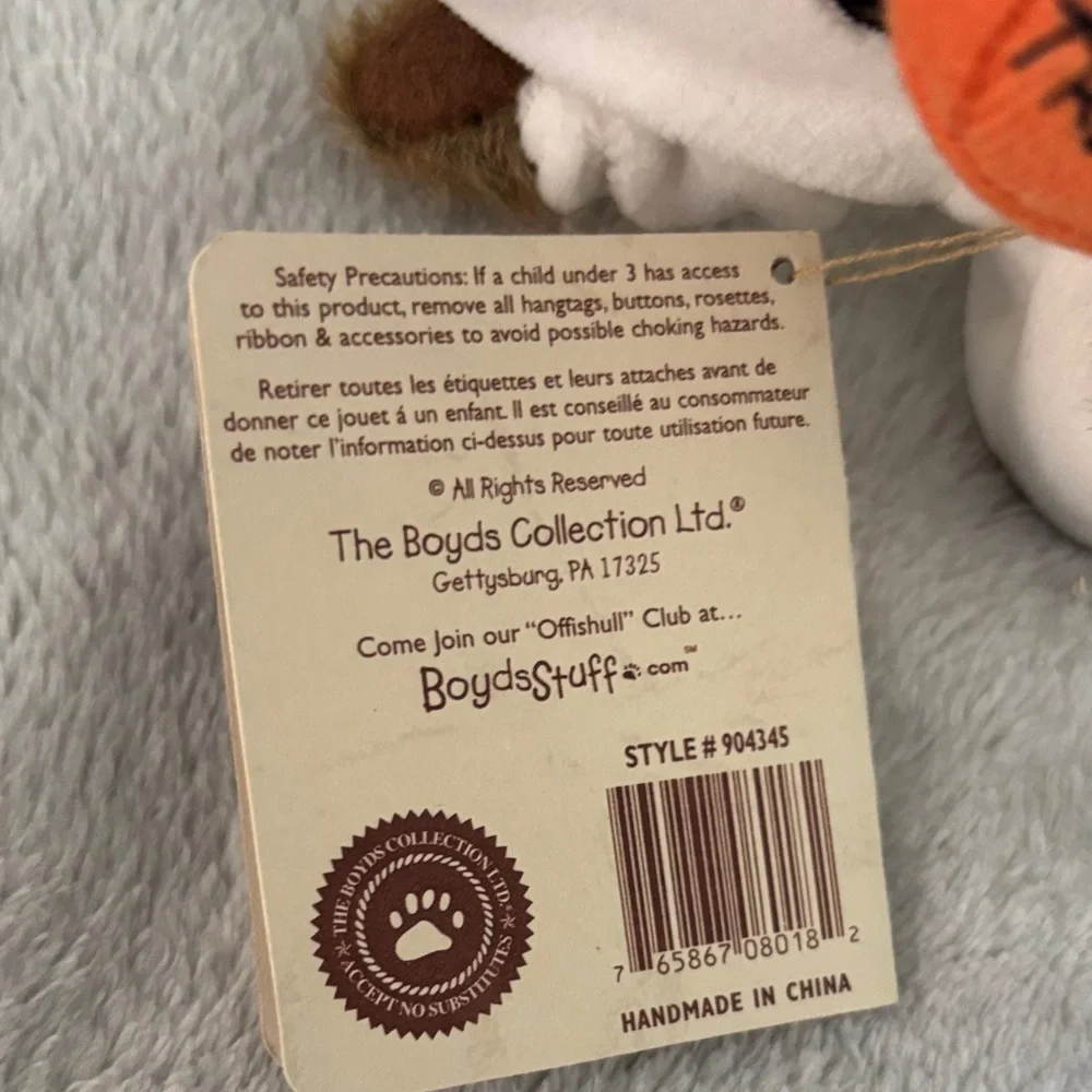 Boyds Halloween Ghost Peeker Bear Plush Ghoulia - Picture 6 of 7
